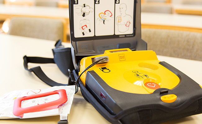 AED portable defibrillator